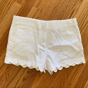 NWT J Crew Crewcuts scalloped shorts. Size 16. 2.5 inseam